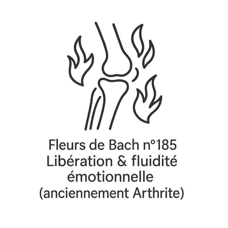 Fleurs de Bach n°185 – Libération & fluidité émotionnelle (anciennement « Arthrite »)