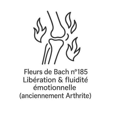Fleurs de Bach n°185 – Libération & fluidité émotionnelle (anciennement « Arthrite »)