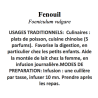 FENOUIL GRAINES 100GR digestion lente pénible aérophagie