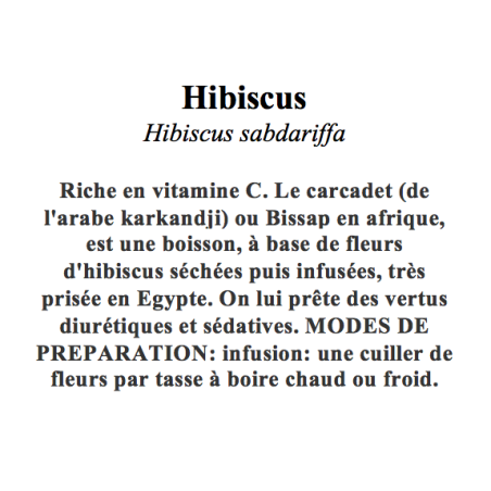 HIBISCUS 100GR