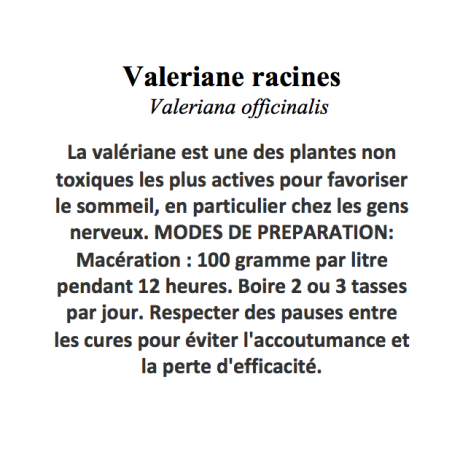 VALERIANE OFFICINAL 100GR
