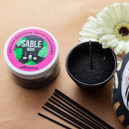 Sable noir pour porte encens