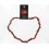 Collier baroque 45 cm Jaspe rouge  NIA