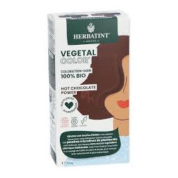 Herbatint Vegetal Color – Soin Colorant Végane 100 % Bio – aux Plantes Ayurvédiques – Hot Chocolat Power