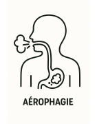 AEROPHAGIE, AEROCOLIE, FLATULENCES, BALLONNEMENTS.